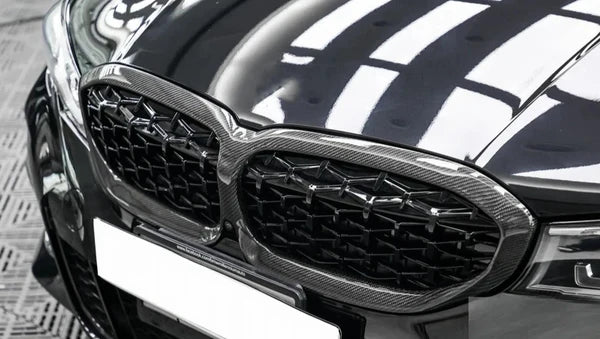 Carbon Fiber Front Grille for BMW G20 M340i & 330i LCI 2023+
