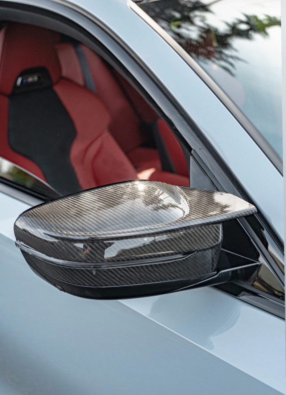 Dry Carbon Fiber Mirror Cap Set for BMW G80/G82/G87/G20/G22/G42