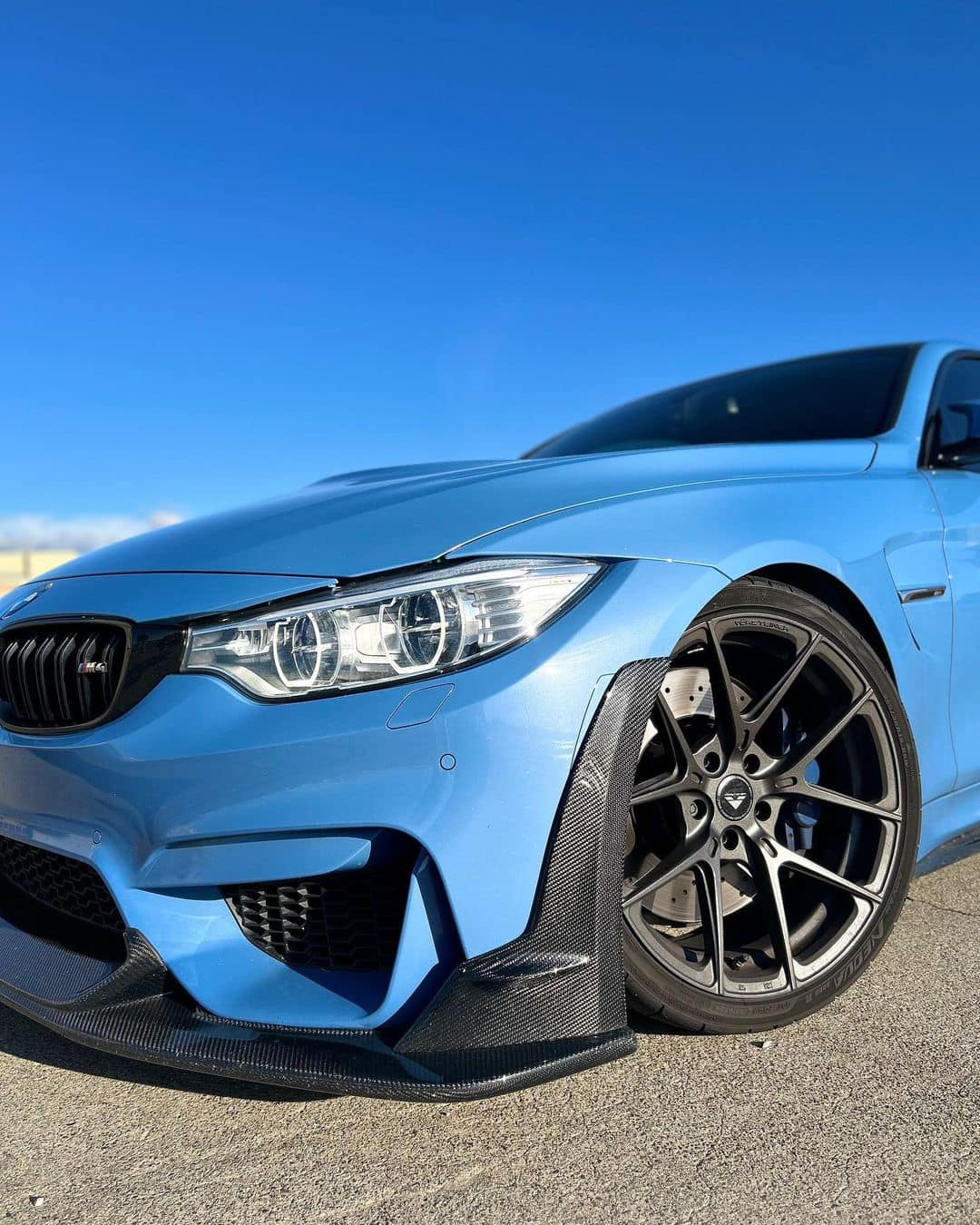 Laptor Style Carbon Fiber Front Bumper Lip for F80/F82