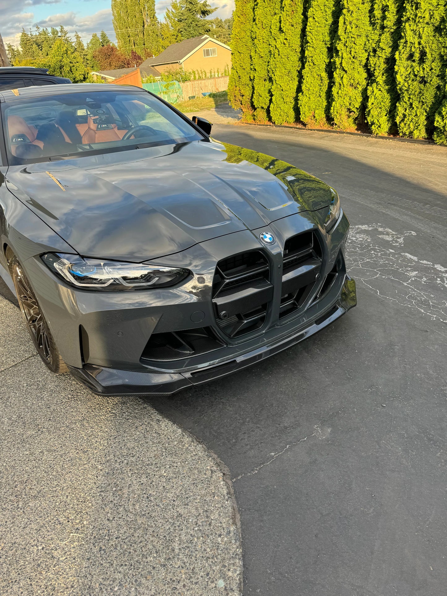 VOR Style Carbon Fiber Front Lip For G80 M3