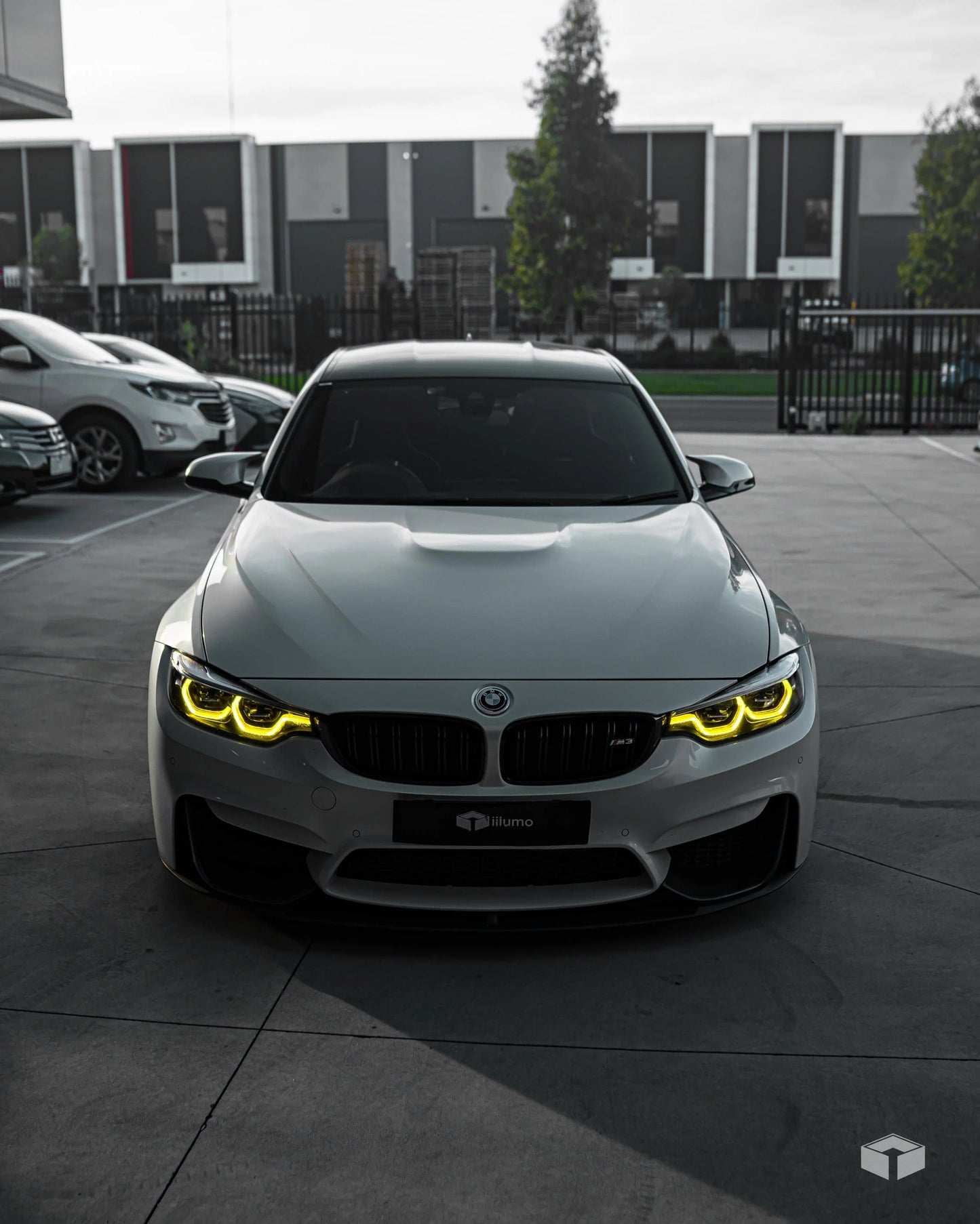 Yellow/White DRL Ikon Style Headlights for BMW F32 F33 F36 F80 F82 M3