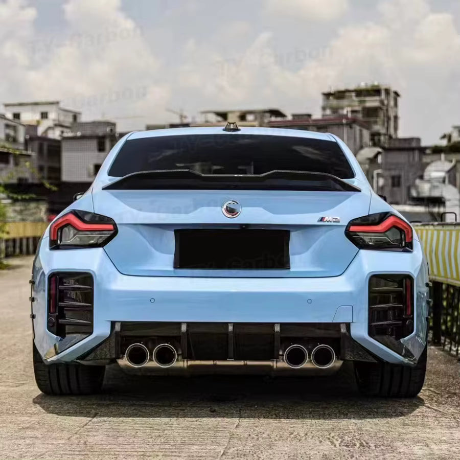 MP Style Carbon Fiber Rear Diffuser - BMW G87 M2 2022+