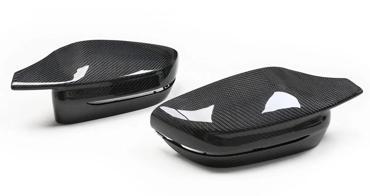 M Style Carbon Fiber Mirror Caps for BMW G30 G38 M5 F90 2017-2022