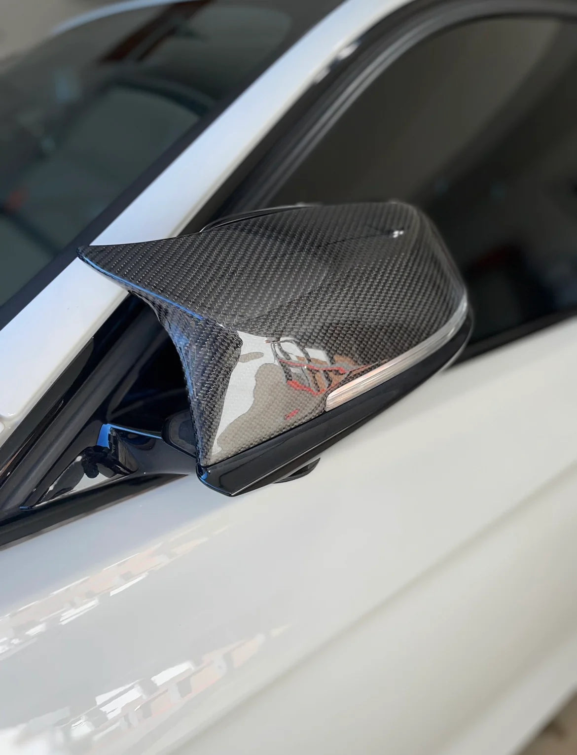 Carbon Fiber M Style Mirror Caps for BMW F Series