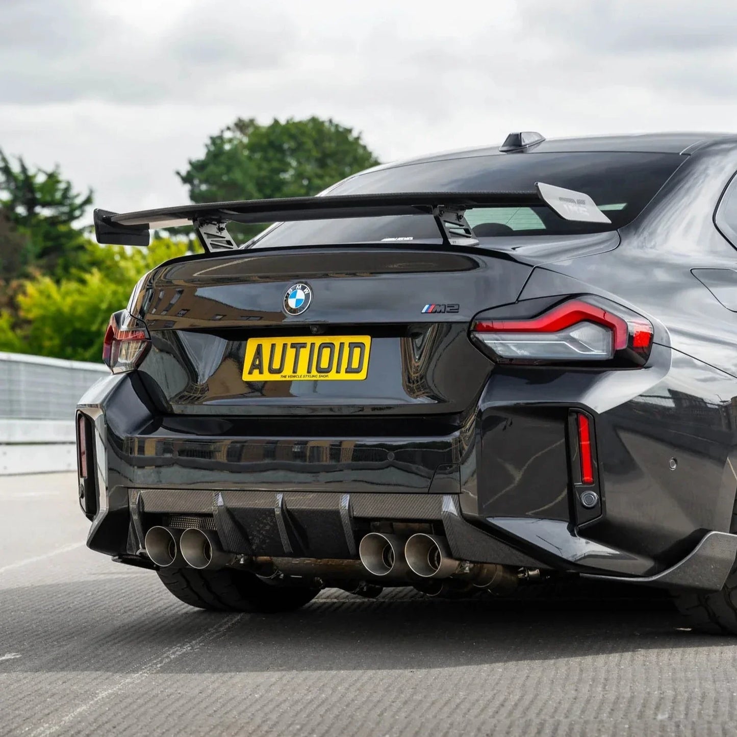 MP Style Carbon Fiber Rear Diffuser - BMW G87 M2 2022+
