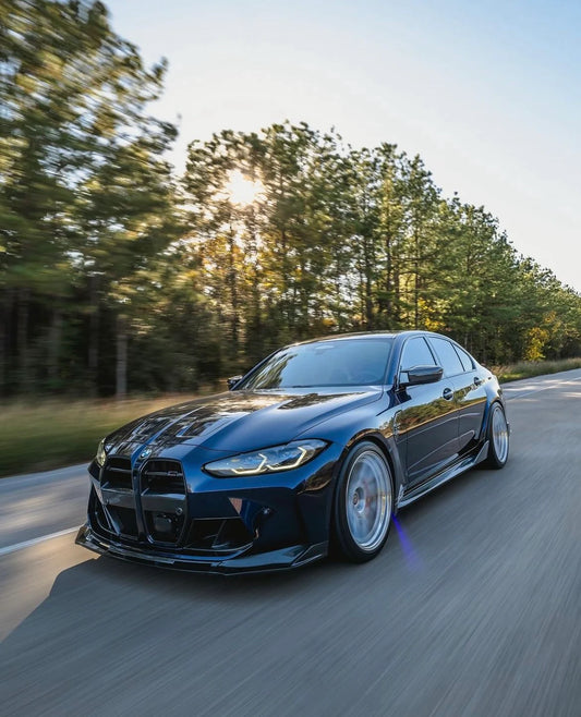 V Style Dry Carbon Front Lip for BMW G80/G82