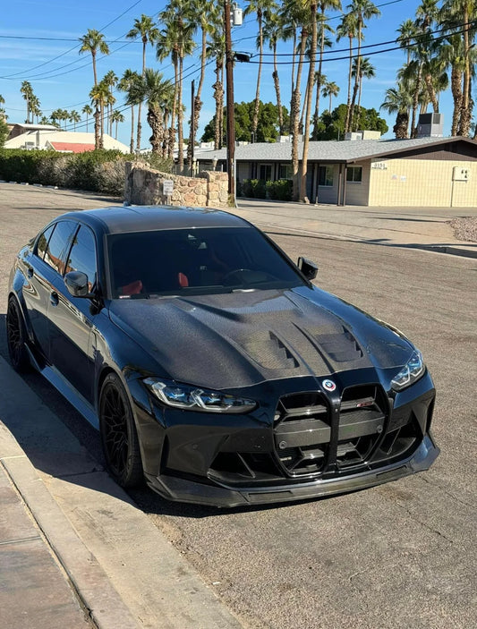 VOR Style Carbon Fiber Front Lip For G80 M3