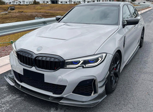 Carbon Fiber Front Lip CMST Style for BMW G20 G28 Pre Lci