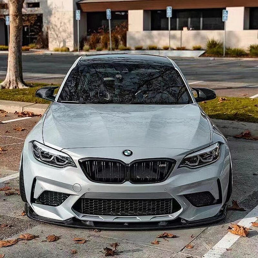 3D Style Carbon Fiber Front Lip for BMW F87 M2
