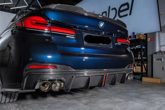 3D Style Carbon Fiber Rear Diffuser For BMW G30 2018-2021