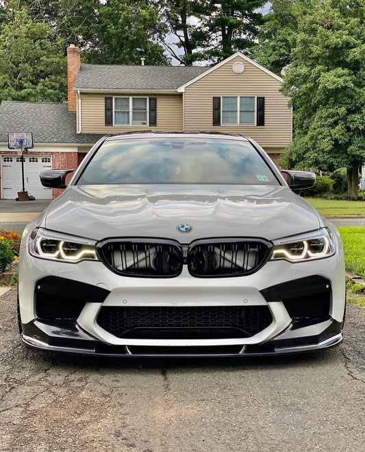 3D Style Carbon Fiber Front Lip For BMW F90 M5 2017-2020